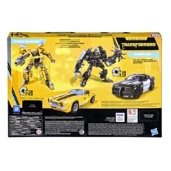 Hasbro Transformers Studio Series Buzzworthy Bumblebee Deluxe Action Figure 2-Pack - Clunker Bumblebee VS Barricade 8 Hasbro Transformers Studio Series Buzzworthy Bumblebee Deluxe Action Figure 2-Pack - Clunker Bumblebee VS Barricade -Deals Action Figures Store back 2