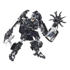 Hasbro Transformers Studio Series Buzzworthy Bumblebee Deluxe Action Figure 2-Pack - Clunker Bumblebee VS Barricade 11 Hasbro Transformers Studio Series Buzzworthy Bumblebee Deluxe Action Figure 2-Pack - Clunker Bumblebee VS Barricade -Deals Action Figures Store black fig