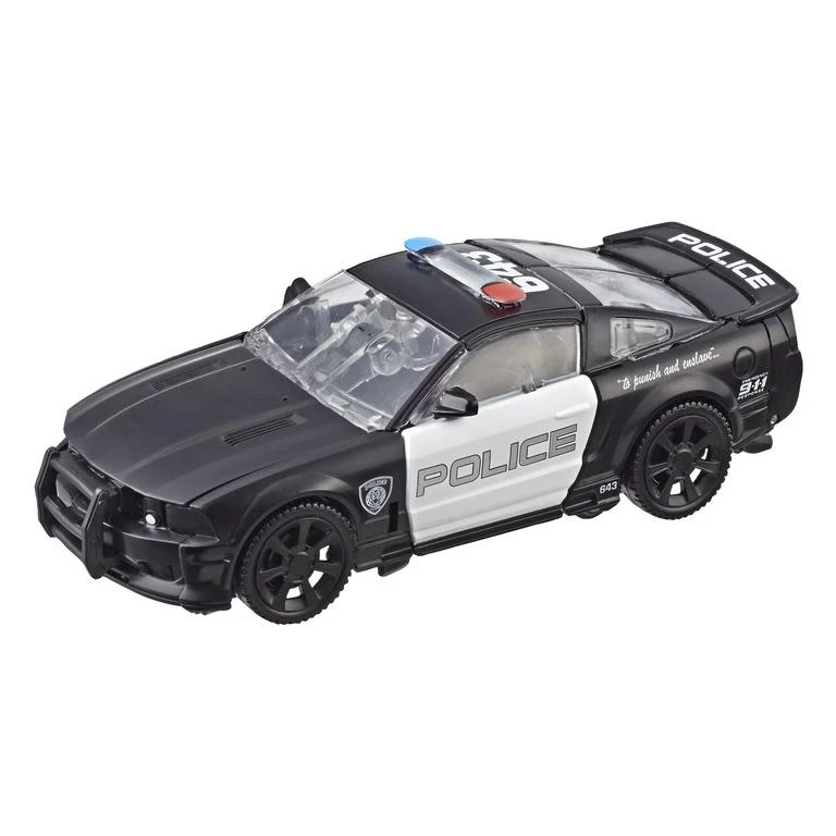 Hasbro Transformers Studio Series Buzzworthy Bumblebee Deluxe Action Figure 2-Pack - Clunker Bumblebee VS Barricade 6 Hasbro Transformers Studio Series Buzzworthy Bumblebee Deluxe Action Figure 2-Pack - Clunker Bumblebee VS Barricade - Image 6