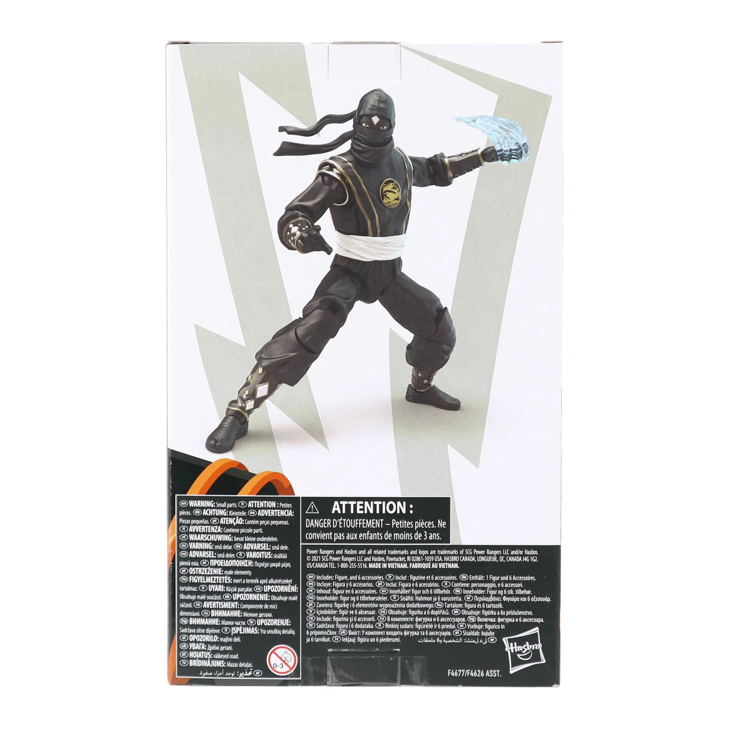 Hasbro Power Rangers Lightning Collection 6-Inch Action Figure - Monsters Mighty Morphin Ninja Black Ranger 2 Hasbro Power Rangers Lightning Collection 6-Inch Action Figure - Monsters Mighty Morphin Ninja Black Ranger - Image 2