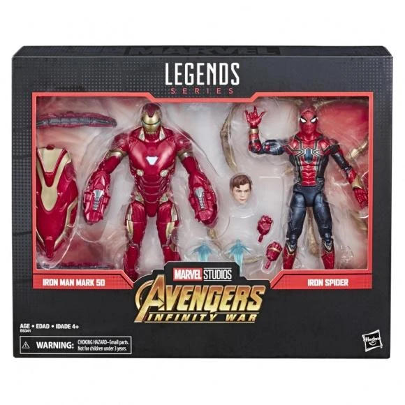 Hasbro Marvel Comics 80th Anniversary Legends Series 6-Inch-Scale Action Figure 2-Pack - Iron Man Mark 50 & Iron Spider 1 Hasbro Marvel Comics 80th Anniversary Legends Series 6-Inch-Scale Action Figure 2-Pack - Iron Man Mark 50 & Iron Spider