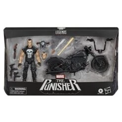 Hasbro Marvel Legends 6 Inch Action Figure Vehicles - Punisher With Motorcycle