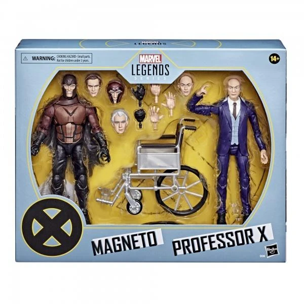 Hasbro X-Men 20th Anniversary Marvel Legends Action Figure Twin Pack Exclusive - Magneto & Professor X 1 Hasbro X-Men 20th Anniversary Marvel Legends Action Figure Twin Pack Exclusive - Magneto & Professor X