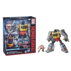 Hasbro Transformers Studio Series 86 Leader Class Action Figure - Grimlock & Autobot Wheelie