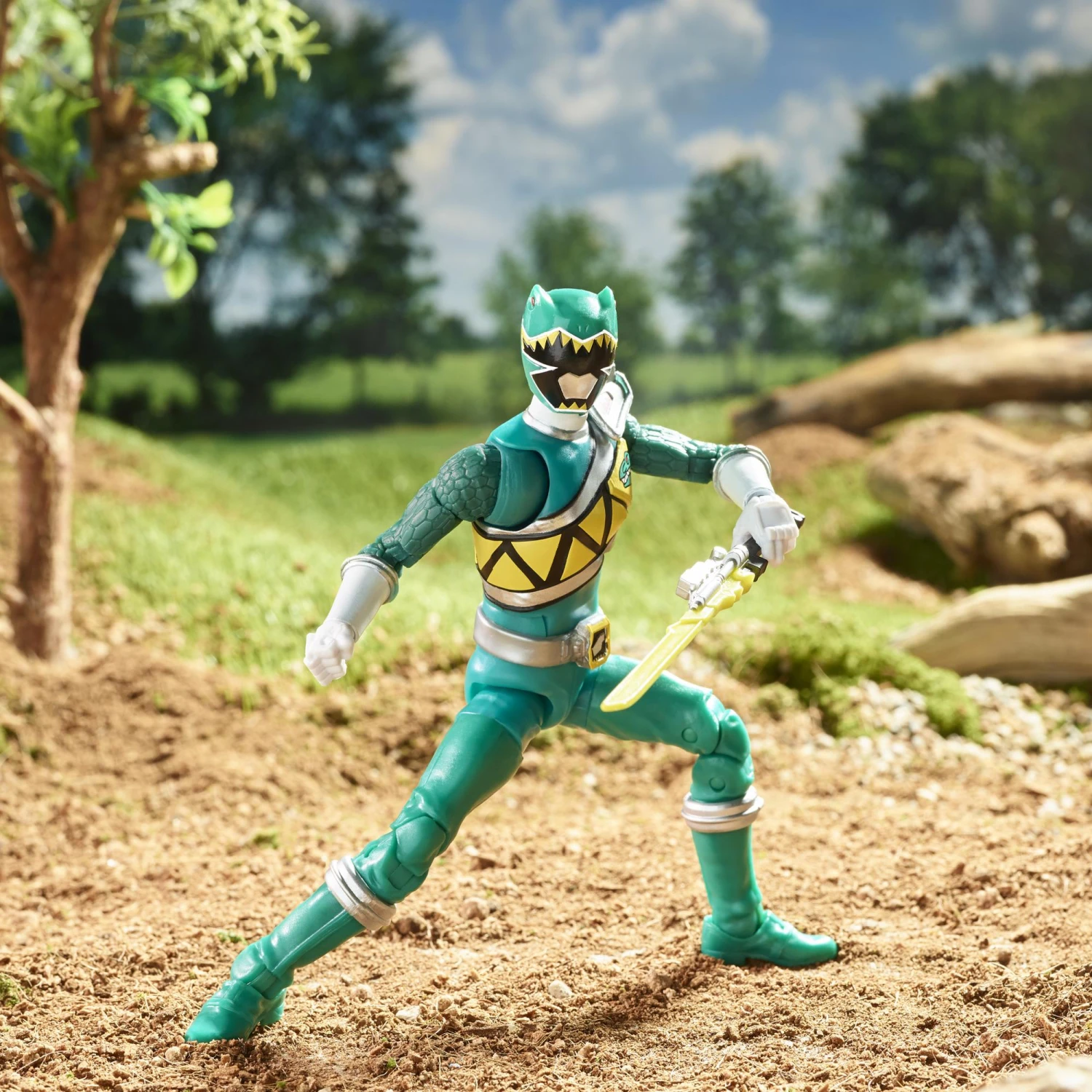Hasbro Power Rangers Lightning Collection 6-Inch Action Figure Wave 11 - Dino Charge Green Ranger 6 Hasbro Power Rangers Lightning Collection 6-Inch Action Figure Wave 11 - Dino Charge Green Ranger - Image 6