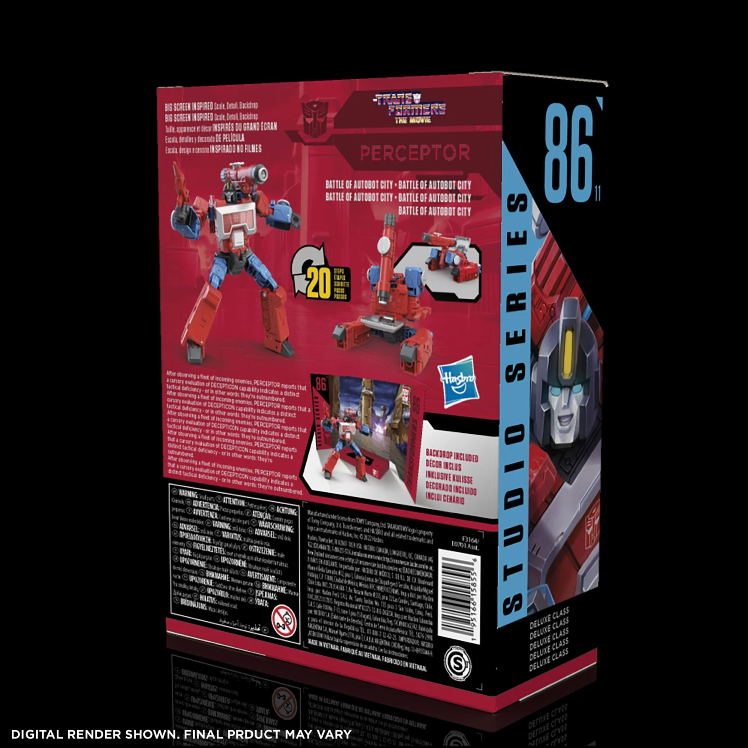 Hasbro Transformers Generations Studio Series 86 Deluxe Action Figure - Perceptor 2 Hasbro Transformers Generations Studio Series 86 Deluxe Action Figure - Perceptor - Image 2