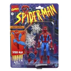 Hasbro Marvel Legends 6 Inch Spider-Man Retro Action Figure - Spider-Man (Cel Shaded)