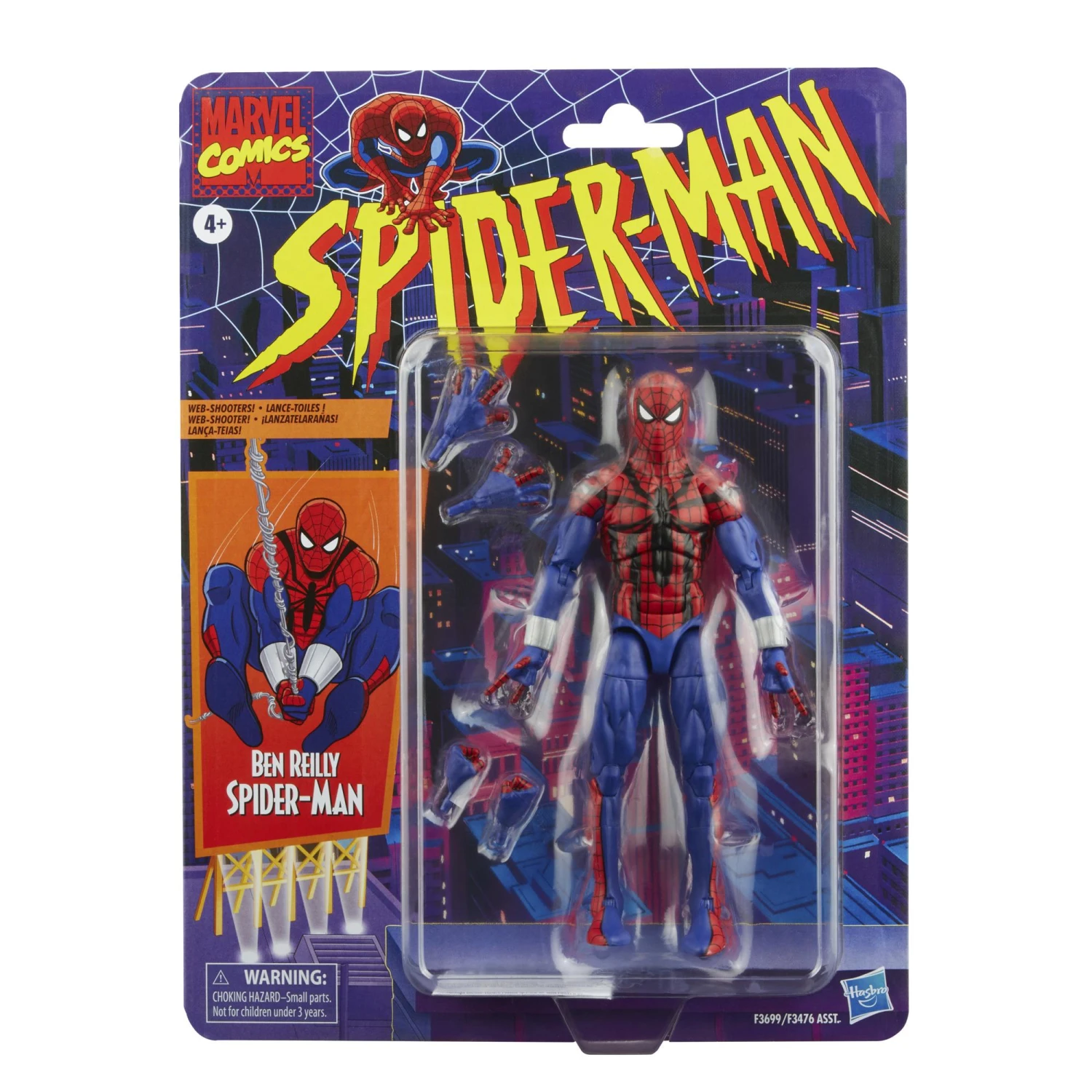 Hasbro Marvel Legends 6 Inch Spider-Man Retro Wave 2 - Ben Reilly Spider-Man 1 Hasbro Marvel Legends 6 Inch Spider-Man Retro Wave 2 - Ben Reilly Spider-Man