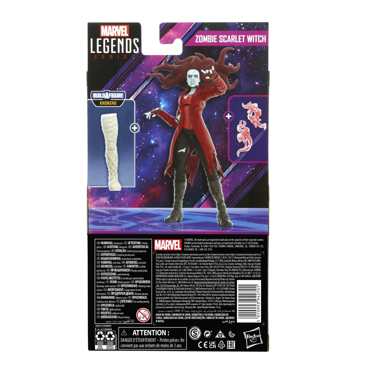 Hasbro Marvel Legends Action Figures Disney Plus Wave 4 - Zombie Scarlet Witch 2 Hasbro Marvel Legends Action Figures Disney Plus Wave 4 - Zombie Scarlet Witch - Image 2