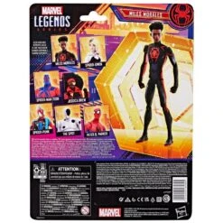 Hasbro Marvel Legends 6 Inch Spider-Man Across The Spider-Verse Retro Action Figure - Miles Morales -Deals Action Figures Store f38475l20 back 22 s 1