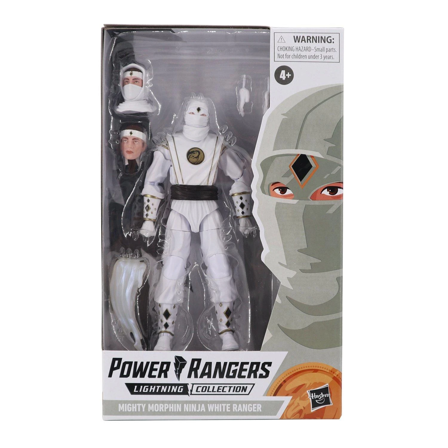 Hasbro Power Rangers Lightning Collection 6-Inch Action Figure - Monsters Mighty Morphin Ninja White Ranger 1 Hasbro Power Rangers Lightning Collection 6-Inch Action Figure - Monsters Mighty Morphin Ninja White Ranger