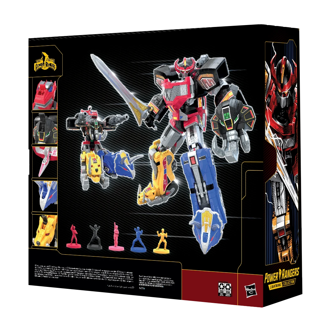 Hasbro Power Rangers Lightning Collection Zord Ascension Project Mighty Morphin Dino Megazord 3 Hasbro Power Rangers Lightning Collection Zord Ascension Project Mighty Morphin Dino Megazord - Image 3