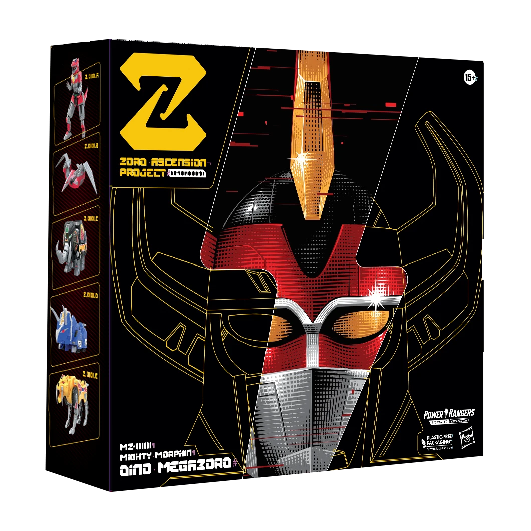 Hasbro Power Rangers Lightning Collection Zord Ascension Project Mighty Morphin Dino Megazord 2 Hasbro Power Rangers Lightning Collection Zord Ascension Project Mighty Morphin Dino Megazord - Image 2
