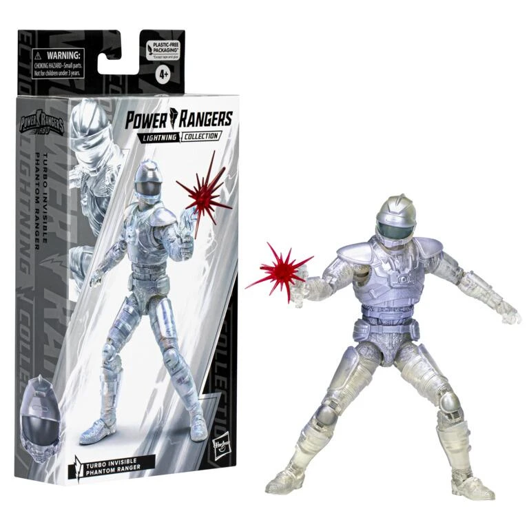 Hasbro Power Rangers Lightning Collection 6 Inch Action Figure - Turbo Invisible Phantom Ranger 1 Hasbro Power Rangers Lightning Collection 6 Inch Action Figure - Turbo Invisible Phantom Ranger
