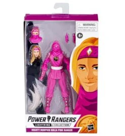 Hasbro Power Rangers Lightning Collection 6-Inch Action Figure - Pink Ninja Ranger Kat -Deals Action Figures Store f54285l00 pkg 22 s