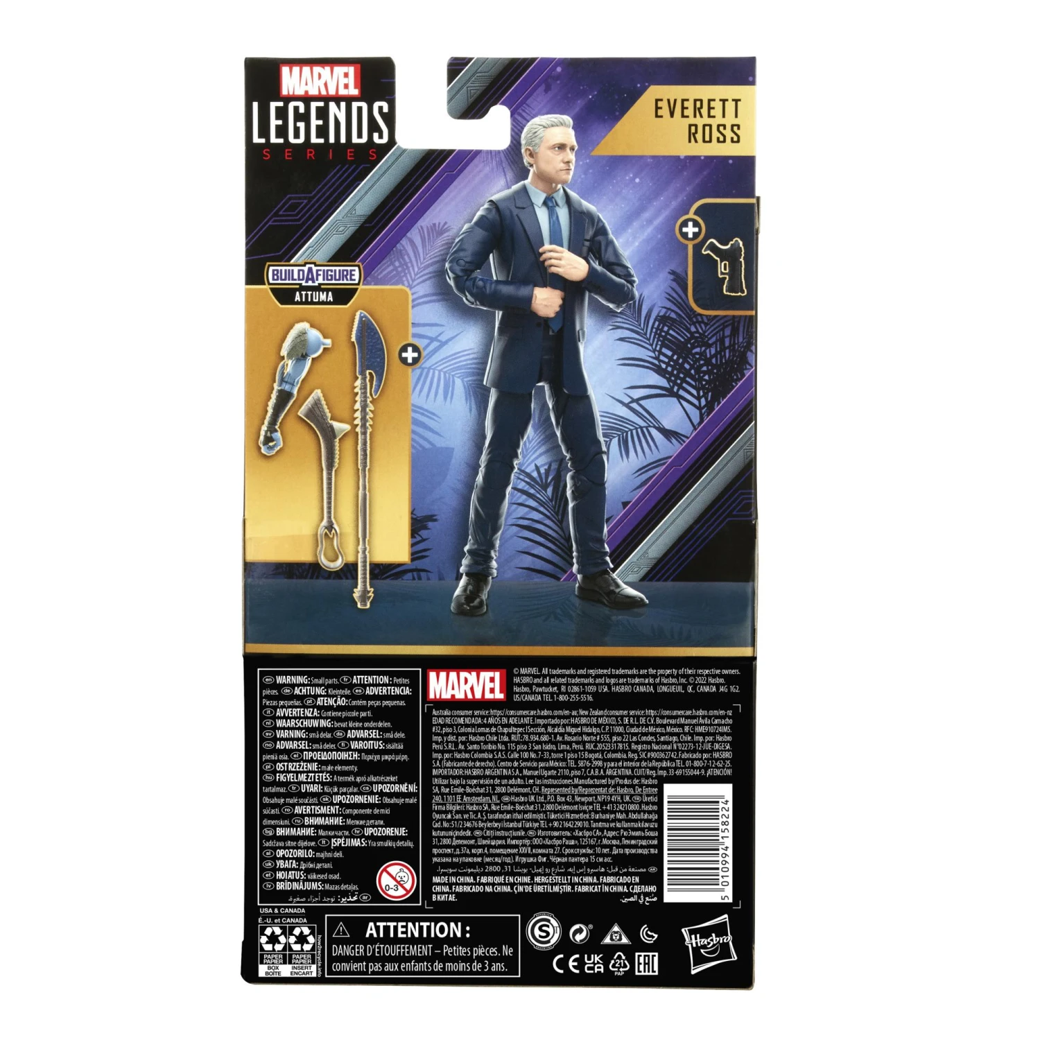 Hasbro Marvel Legends Black Panther 6-Inch Figures Wave 3 - Everett Ross 2 Hasbro Marvel Legends Black Panther 6-Inch Figures Wave 3 - Everett Ross - Image 2