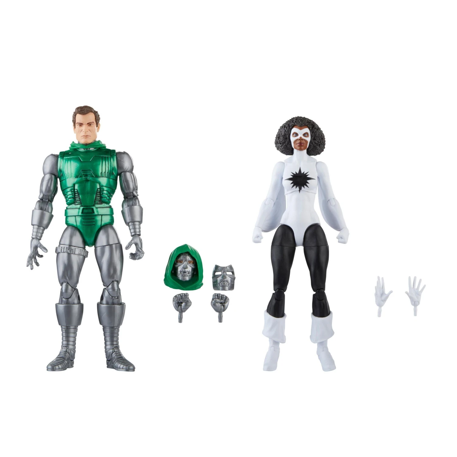 Hasbro Marvel Legends Series 6-Inch-Scale Action Figure 2-Pack - Captain Marvel Vs. Doctor Doom 3 Hasbro Marvel Legends Series 6-Inch-Scale Action Figure 2-Pack - Captain Marvel Vs. Doctor Doom - Image 3
