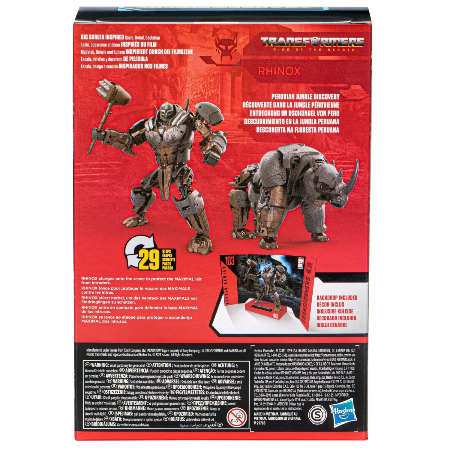 Hasbro Transformers Studio Series Voyager Action Figure - Rhinox 3 Hasbro Transformers Studio Series Voyager Action Figure - Rhinox - Image 3