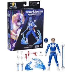 Hasbro Power Rangers Lightning Collection 30th Anniversary 6 Inch Action Figure - Mighty Morphin Blue Ranger -Deals Action Figures Store f73835x00 combo 22 online 2000sq