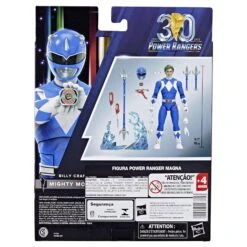 Hasbro Power Rangers Lightning Collection 30th Anniversary 6 Inch Action Figure - Mighty Morphin Blue Ranger -Deals Action Figures Store f7383xb00 back 22 online 2000sq
