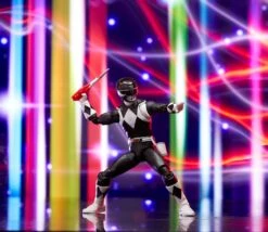 Hasbro Power Rangers Lightning Collection Action Figure - Mighty Morphin Black Ranger -Deals Action Figures Store f7389 dio prg leon prg lc mmpr 30th remasters black ranger 042 3