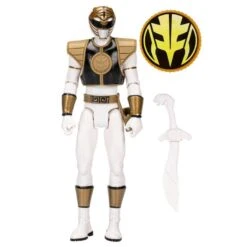 Hasbro Power Rangers Lightning Collection 6-Inch Action Figure - Mighty Morphin White Ranger -Deals Action Figures Store f74495x00 detail 23 s