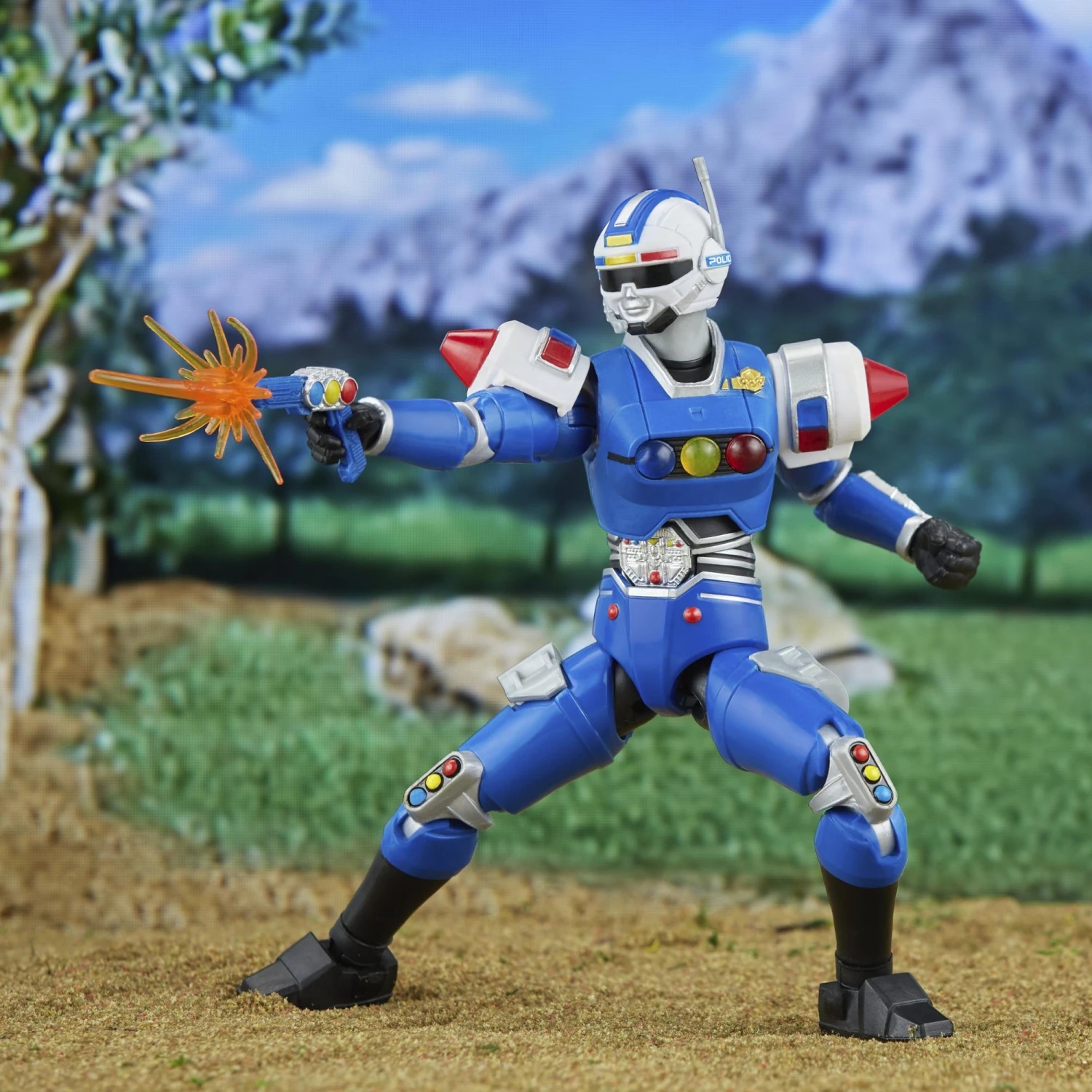 Hasbro Power Rangers Lightning Collection 6 Inch Action Figure - Turbo Blue Senturion 7 Hasbro Power Rangers Lightning Collection 6 Inch Action Figure - Turbo Blue Senturion - Image 7