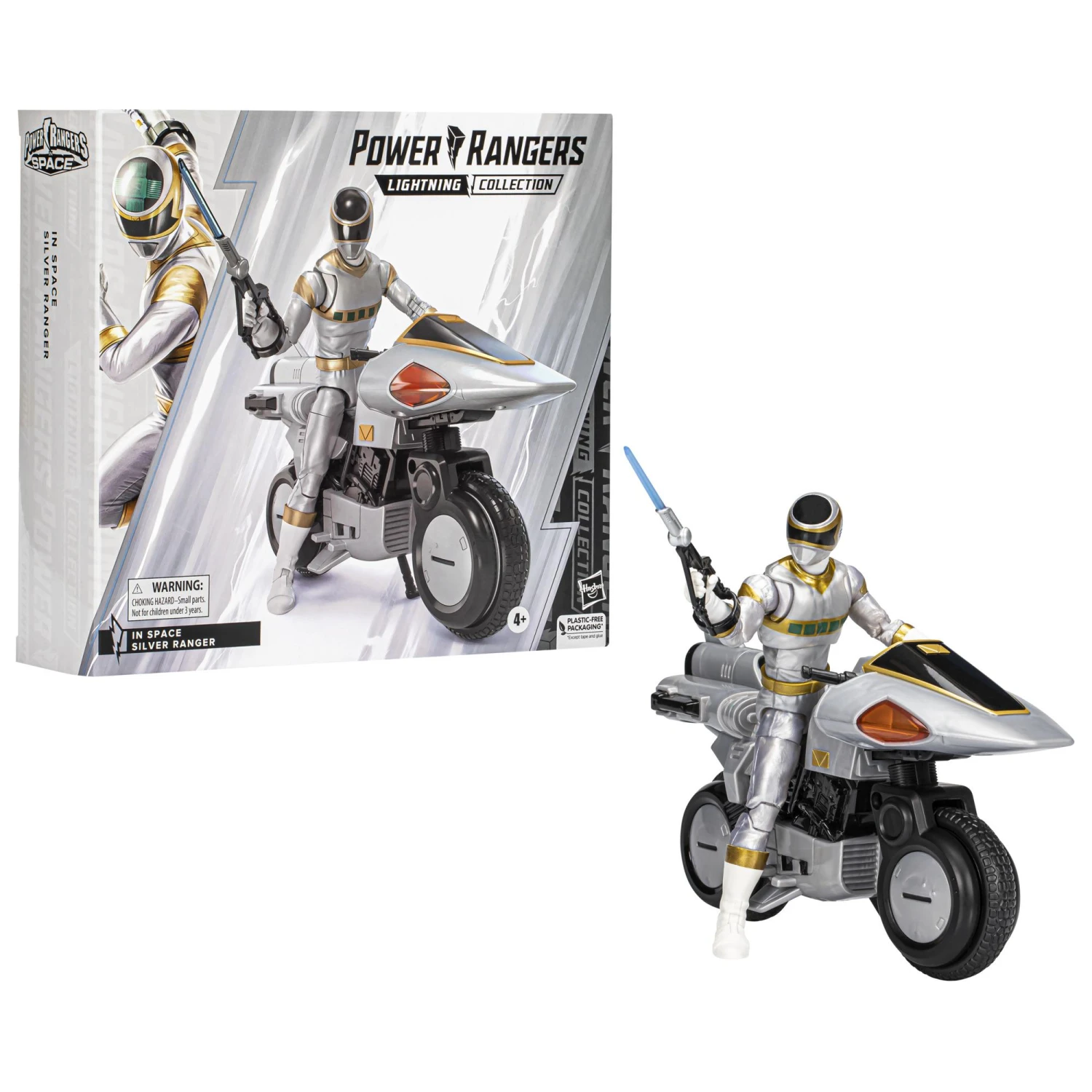 Hasbro Power Rangers Lightning Collection 6 Inch Action Figure - In Space Silver Ranger 1 Hasbro Power Rangers Lightning Collection 6 Inch Action Figure - In Space Silver Ranger