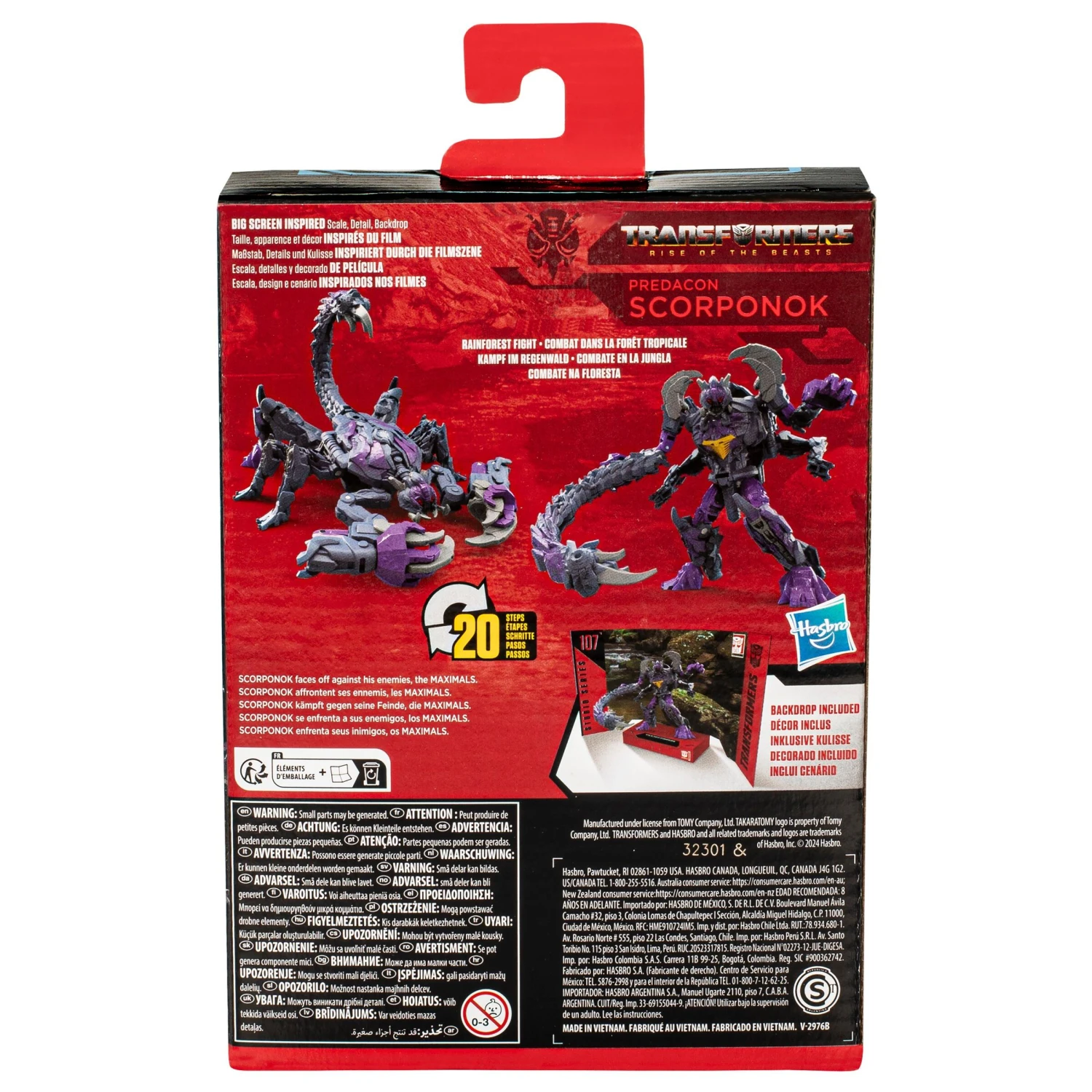 Hasbro *PRE-ORDER Transformers Studio Series 107 Deluxe Action Figure - Predacon Scorponok 4 Hasbro *PRE-ORDER Transformers Studio Series 107 Deluxe Action Figure - Predacon Scorponok - Image 4
