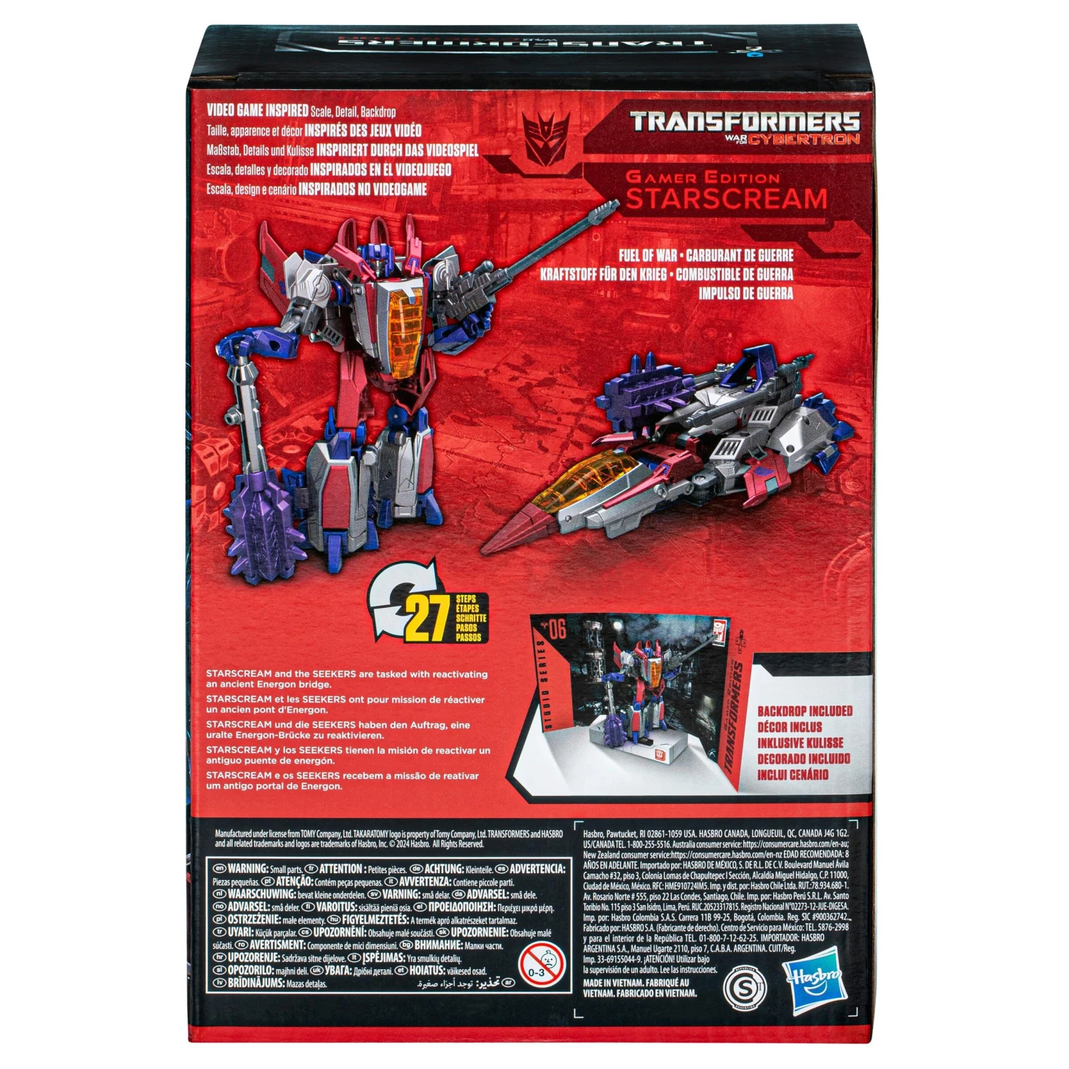 Hasbro *PRE-ORDER Transformers WFC Studio Series 06 Voyager Class Action Figure - Starscream 4 Hasbro *PRE-ORDER Transformers WFC Studio Series 06 Voyager Class Action Figure - Starscream - Image 4
