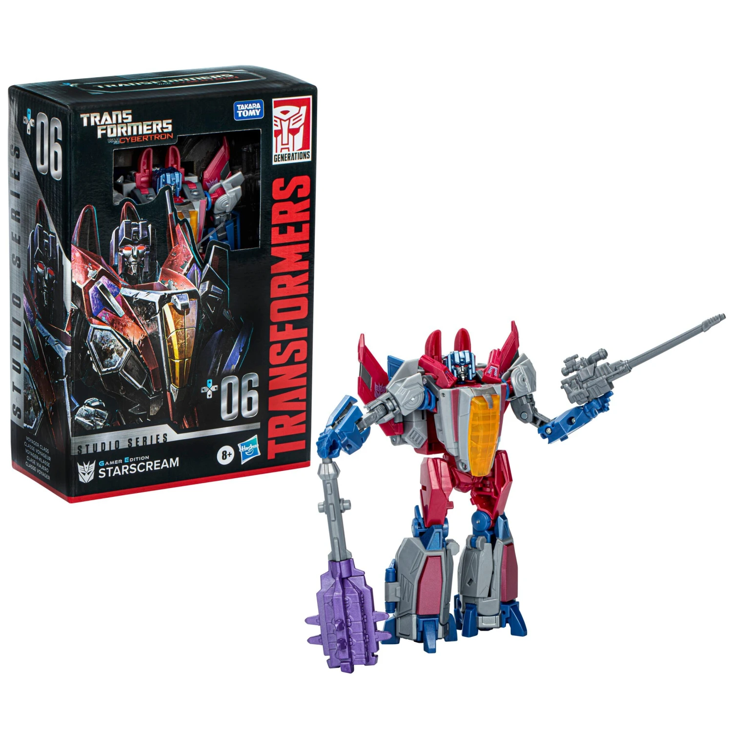 Hasbro *PRE-ORDER Transformers WFC Studio Series 06 Voyager Class Action Figure - Starscream 1 Hasbro *PRE-ORDER Transformers WFC Studio Series 06 Voyager Class Action Figure - Starscream