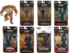 Hasbro Spider-Man Marvel Legends Action Figure Wave 15 - Set Of 7 (BAF Armadillo)