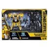 Hasbro Transformers Studio Series Buzzworthy Bumblebee Deluxe Action Figure 2-Pack - Clunker Bumblebee VS Barricade