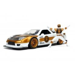 Jada Toys Power Rangers - 2002 Honda NSX Type-R With White Ranger Figure Hollywood Rides 1:24 Scale Die Cast Vehicle -Deals Action Figures Store ja32795 800x800 1