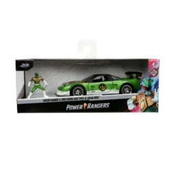 Jada Toys Power Rangers - 2002 Honda NSX With Green Ranger Figure Hollywood Rides 1:32 Scale Die Cast Vehicle
