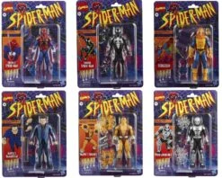 Hasbro Marvel Legends 6 Inch Spider-Man Retro Wave 2 - Set Of 6