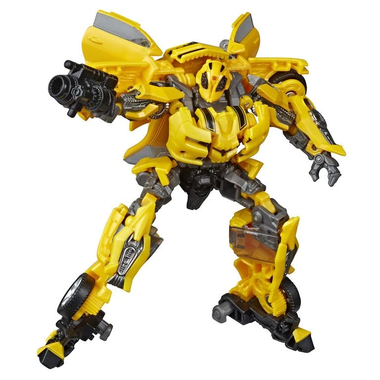 Hasbro Transformers Studio Series Buzzworthy Bumblebee Deluxe Action Figure 2-Pack - Clunker Bumblebee VS Barricade 3 Hasbro Transformers Studio Series Buzzworthy Bumblebee Deluxe Action Figure 2-Pack - Clunker Bumblebee VS Barricade - Image 3